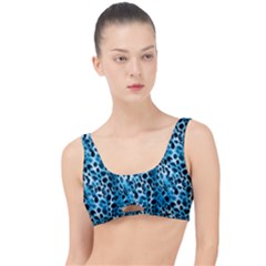 Blue Leopard The Little Details Bikini Top by DinkovaArt