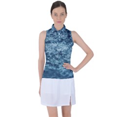 Texture Reef Pattern Women s Sleeveless Polo Tee by artworkshop