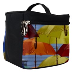 Umbrellas Colourful Make Up Travel Bag (small) by artworkshop