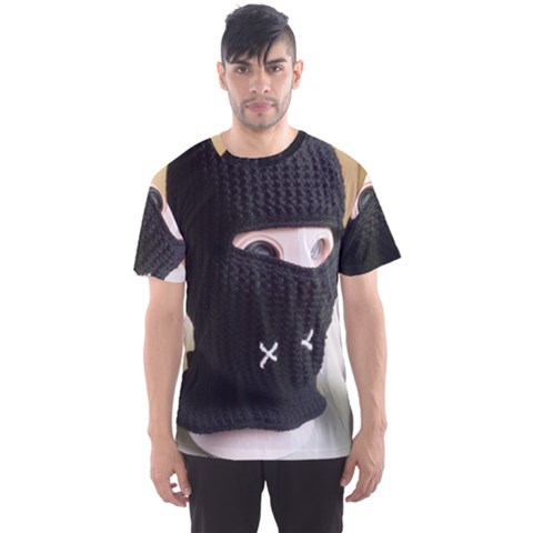 Ski Mask  Men s Sport Mesh Tee by Holyville