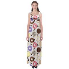 Donuts! Empire Waist Maxi Dress by fructosebat