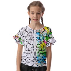 Brain-mind-psychology-idea-drawing Kids  Cut Out Flutter Sleeves by Jancukart