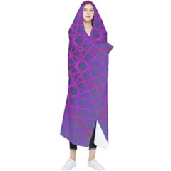 Geometric Pattern-line Art Wearable Blanket by Ravend