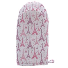 Eiffel Tower Pattern Wallpaper Microwave Oven Glove by Ravend