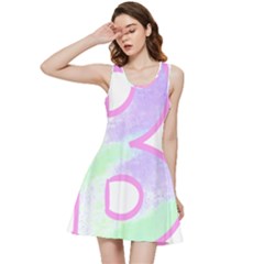 Abstract T- Shirt Cool Abstract Pattern Design 2 Inside Out Racerback Dress by maxcute