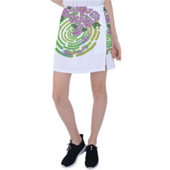 Abstract T- Shirt Tropical World T- Shirt Tennis Skirt by maxcute