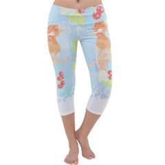 Bird Lover T- Shirtbird T- Shirt (13) Capri Yoga Leggings by maxcute