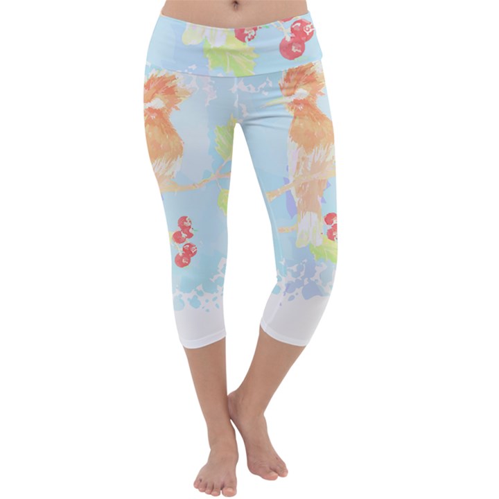 Bird Lover T- Shirtbird T- Shirt (13) Capri Yoga Leggings