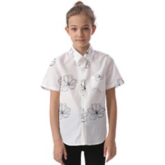 Black And White Pattern T- Shirt Black And White Pattern 11 Kids  Short Sleeve Shirt by maxcute