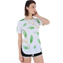 Boho Leaf Pattern T- Shirt Boho Leaf Pattern8 Perpetual Short Sleeve T-Shirt View1