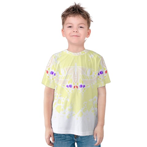 Butterfly Art T- Shirtbutterfly T- Shirt (4) Kids  Cotton Tee by maxcute