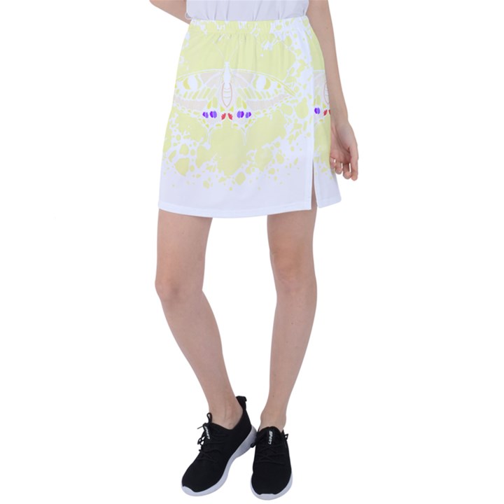 Butterfly Art T- Shirtbutterfly T- Shirt (4) Tennis Skirt