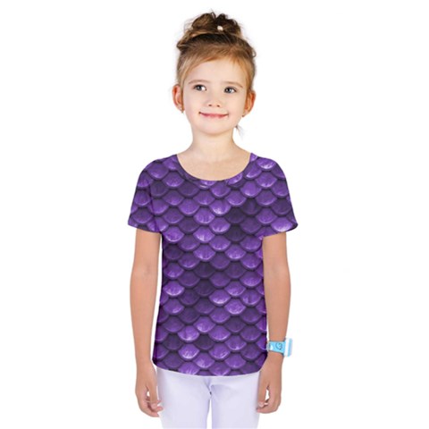 Purple Scales! Kids  One Piece Tee by fructosebat