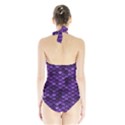 Purple Scales! Halter Swimsuit View2