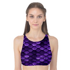 Purple Scales! Tank Bikini Top by fructosebat