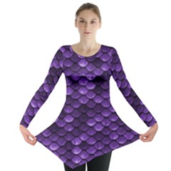 Purple Scales! Long Sleeve Tunic  by fructosebat