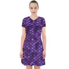 Purple Scales! Adorable In Chiffon Dress by fructosebat