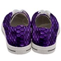 Purple Scales! Women s Low Top Canvas Sneakers View4