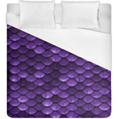 Purple Scales! Duvet Cover (king Size) by fructosebat