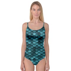 Teal Scales! Camisole Leotard  by fructosebat