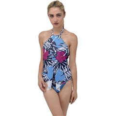 Hawaii T- Shirt Hawaii Blossom Fashion T- Shirt Go With The Flow One Piece Swimsuit by maxcute