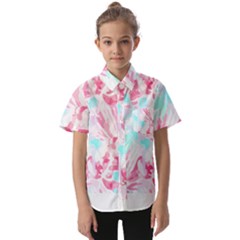 Hawaii T- Shirt Hawaii Glumiflorales Pattern T- Shirt Kids  Short Sleeve Shirt by maxcute