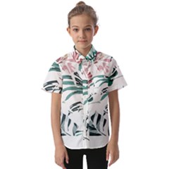 Hawaii T- Shirt Hawaii Puff Pattern T- Shirt Kids  Short Sleeve Shirt by maxcute