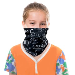 E=mc2 Text Science Albert Einstein Formula Mathematics Physics Face Covering Bandana (kids) by Jancukart