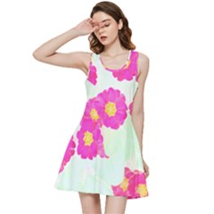 Primrose T- Shirt Pink Primula Primrose Flower Design T- Shirt Inside Out Racerback Dress by maxcute