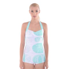 Sea Urchins T- Shirt Sea Urchins T- Shirt Boyleg Halter Swimsuit  by maxcute