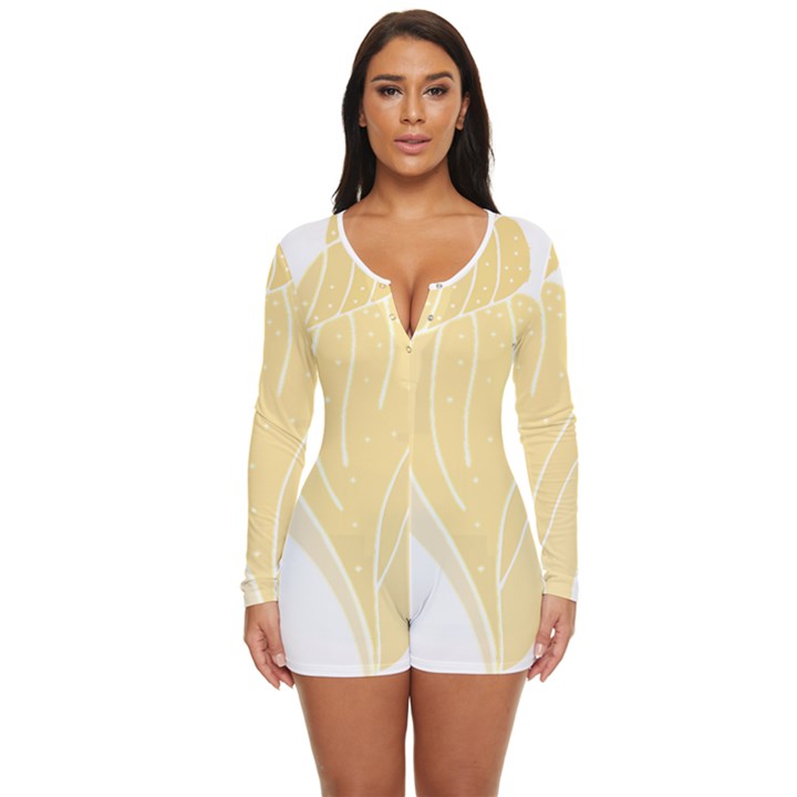 Shells T- Shirtshell T- Shirt Long Sleeve Boyleg Swimsuit