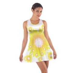 Sunflower Heart T- Shirt Sunflower Hearts, Sunflowers, Heart, Bloom T- Shirt Cotton Racerback Dress by maxcute