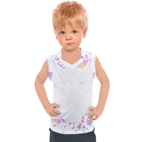 Tiger Face T- Shirttiger T- Shirt (1) Kids  Sport Tank Top by maxcute