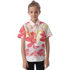 Tropical T- Shirt Tropical Creative Hawaiian T- Shirt Kids  Short Sleeve Shirt by maxcute