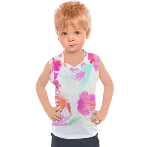 Tropical T- Shirt Tropical Fascinating Foliage T- Shirt Kids  Sport Tank Top by maxcute