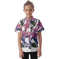 Tropical T- Shirt Tropical Gorgeous Palmatifloro T- Shirt Kids  Short Sleeve Shirt by maxcute