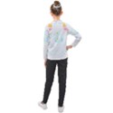 Tropical T- Shirt Tropical Trend Flower De Lis T- Shirt Kids  Long Mesh Tee View2