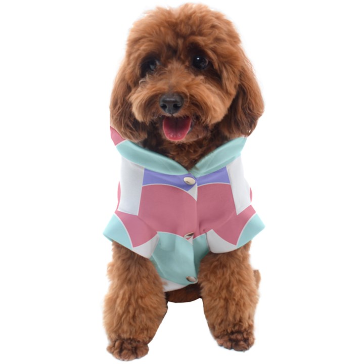 Very Peri T- Shirt Large Very Peri Pattern T- Shirt Dog Coat