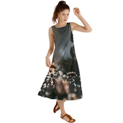 Chocolate Dark Summer Maxi Dress by artworkshop