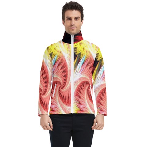 Fractalflowers Men s Bomber Jacket by Sparkle