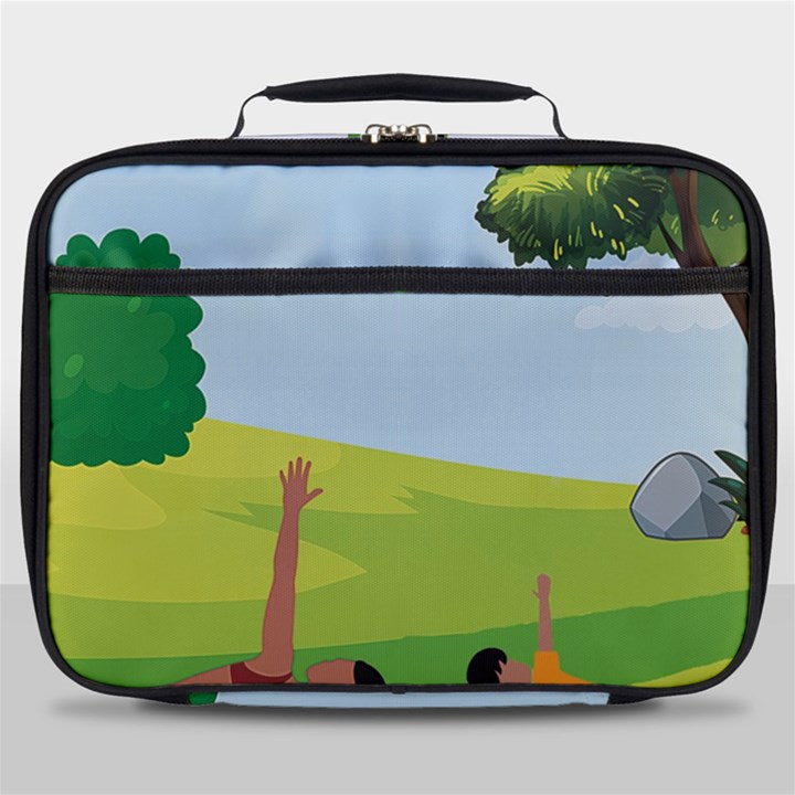 Large Full Print Lunch Bag