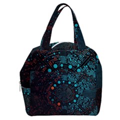 Big Data Abstract Abstract Background Boxy Hand Bag by Pakemis