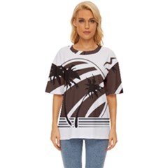 Palm Tree Design-01 (1) Oversized Basic Tee by thenyshirt