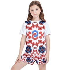  Im Fourth Dimension Adkps Strap Kids  Tee And Sports Shorts Set by imanmulyana