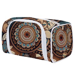 Bohemian Flair In Blue And Earthtones Toiletries Pouch by HWDesign