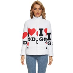 I Love God Women s Puffer Bubble Jacket Coat by ilovewhateva