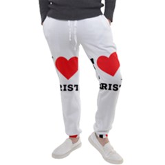 I Love Christ Men s Jogger Sweatpants by ilovewhateva