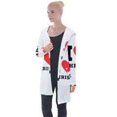 I Love Christ Longline Hooded Cardigan by ilovewhateva