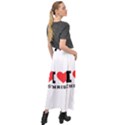 I love christ Velour Split Maxi Skirt View2