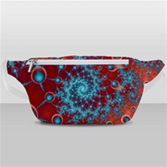 Fractal Pattern Background Waist Bag  by Uceng